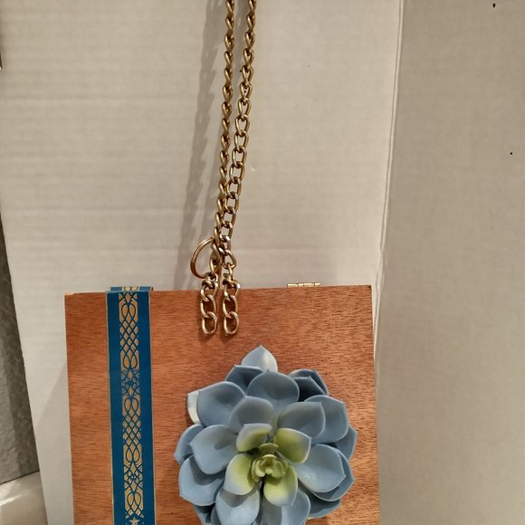 Original Suenos de Saundra Upcycled ESPINOSA Cigar Box Purse - Picture 5 of 12